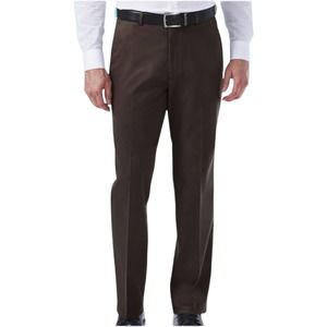 NWOT HAGGER Premium No Iron Khaki